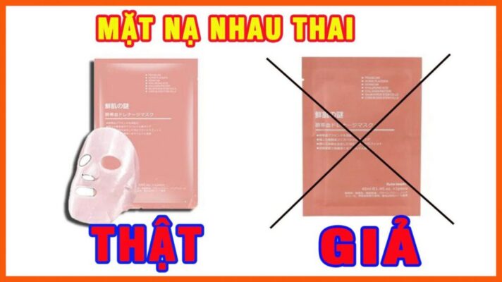 phân biệt mặt nạ nhau thai cừu thật - giả